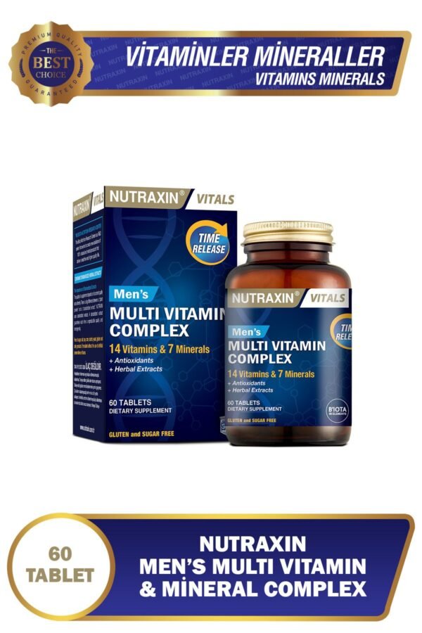 Nutraxin Men`s Multi Vitamin Complex 60 Tablet