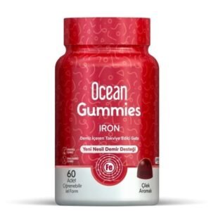 Ocean Gummies Iron 60 adet Çiğnenebilir Form