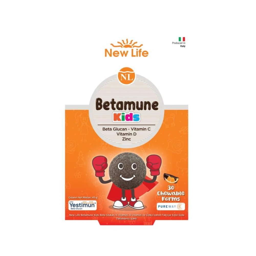 New Life Betamune Kids 30 Yumuşak Kapsül