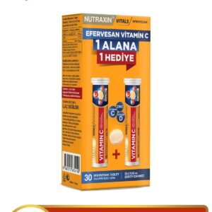 Nutraxin Vitamin C D Zinc 15 Efervesan Tablet - İkili Kofre