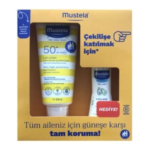 Mustela Güneş Losyonu SPF50 200 ml + Mustela Hydra Bebe 100 ml