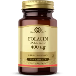 Solgar Folic Acid(Folik Asit) (Folacin) 400 mcg