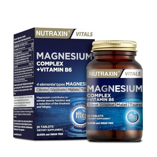Nutraxin Magnesium Complex Vitamin B6 60 Tablet
