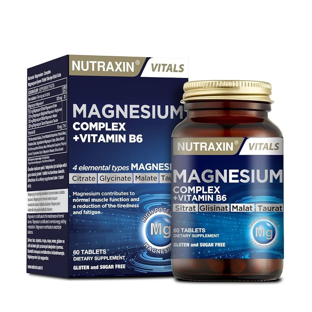 Nutraxin Magnesium Complex Vitamin B6 60 Tablet