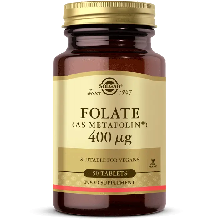 Solgar Folate(Folat) (Metafolin®) 400 mcg