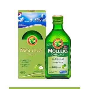 Möller`s Omega 3 Doğal Elma Aromalı Balık Yağı Şurubu 250 ml
