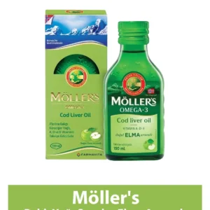 Möller`s Balık Yağı Şurubu Elma Aromalı 150 ml