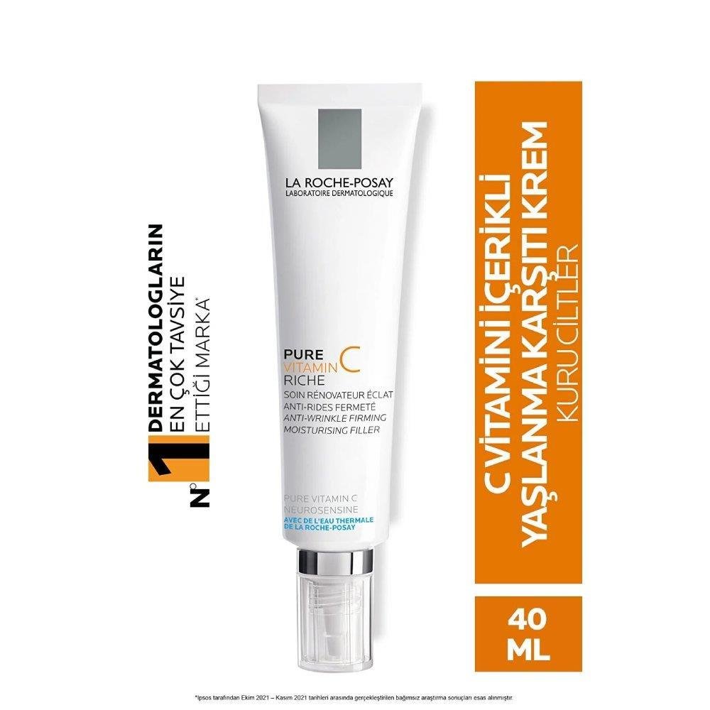 La Roche Posay Redermic C PNM Kırışıklık Kremi Normal Karma Ciltler İçin 40 ml