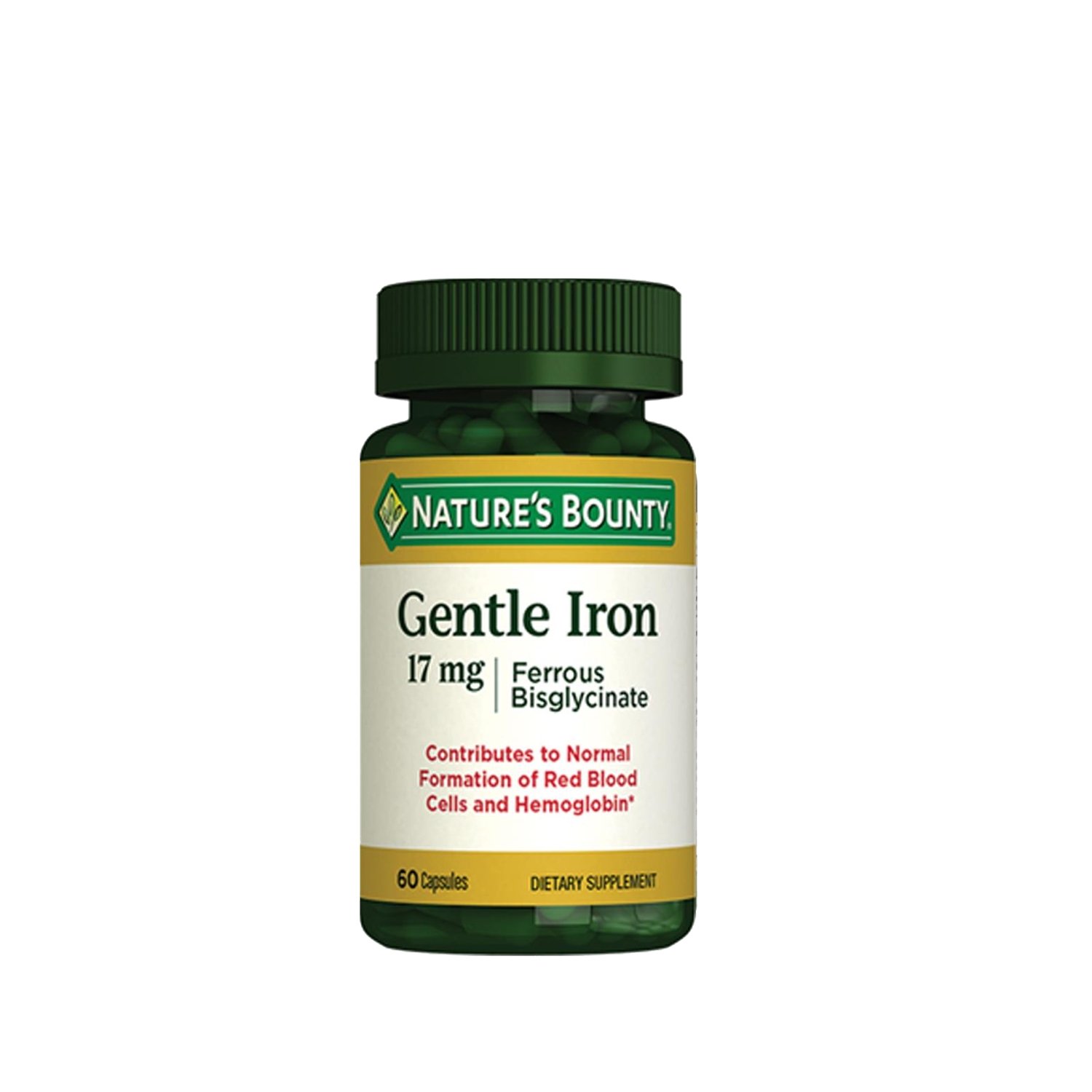 Nature’s Bounty Gentle Iron 17 mg 60 Kapsül