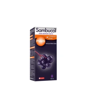 Sambucol Plus Kara Mürver Özütü + C Vitamini & Çinko 120 ml