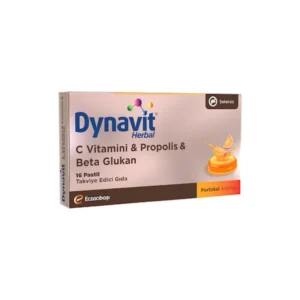 Dynavit Herbal Vitamin C + Propolis + Beta Glukan 16 Pastil