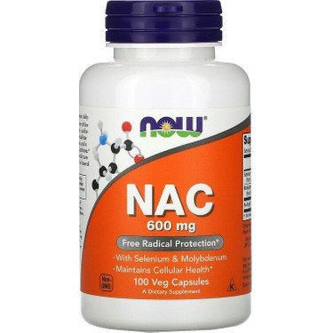 Now Foods Nac 600 mg 100 Veggie Kapsül - İthal