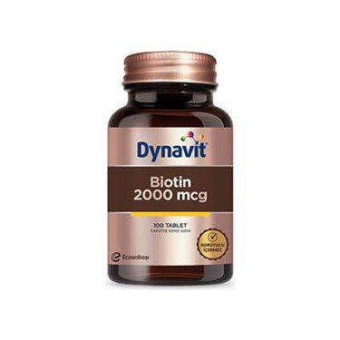 Dynavit Biotin 2000 mcg 100 Tablet