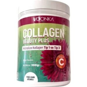 Voonka Collagen(Kolajen) Beauty Plus Yeşil Elma Aromalı 300 gr