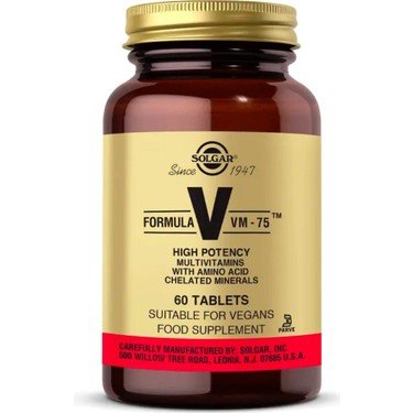 Solgar VM 75 Multivitamin 60 Tablet
