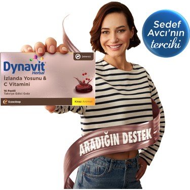 Dynavit Herbal İzlanda Yosunu & Vitamin C 16 Pastil - Görsel 2