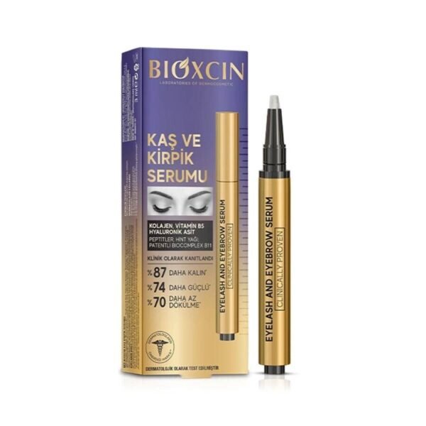 Bioxcin Kolajen ve Hyaluronik Asit İçerikli Kaş ve Kirpik Serumu 3 ml