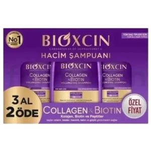 Bioxcin Collagen & Biotin Hacim Şampuanı 300 ml - 3 Al 2 Öde