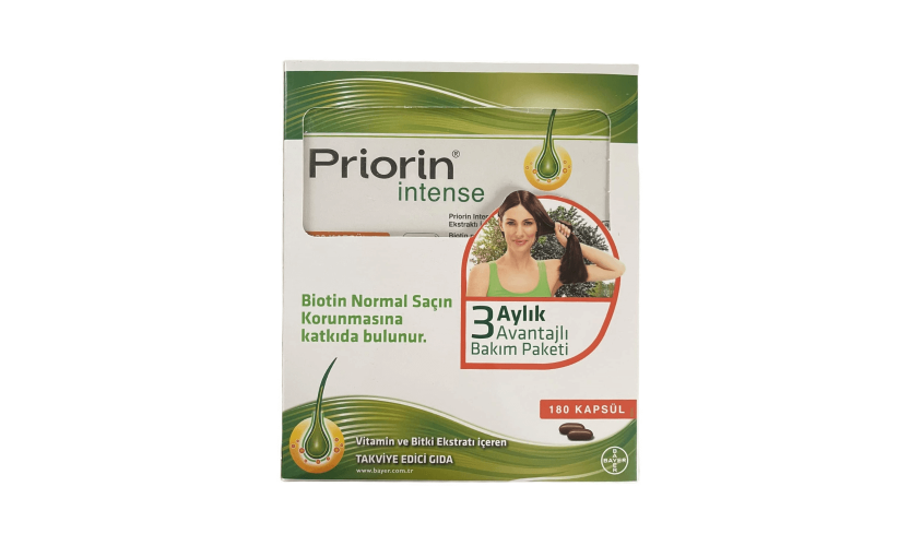 Priorin Intense Avantajlı Paket 120 + 60 Kapsül