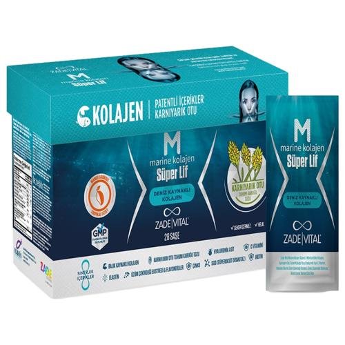 Zade Vital Marine Collagen Süper Lif 28 Saşe