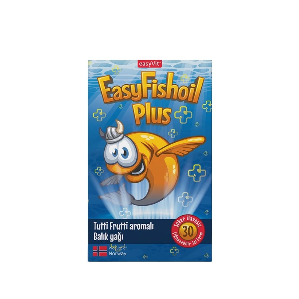 EasyFishoil Plus Tutti Frutti 30 Soft Jel
