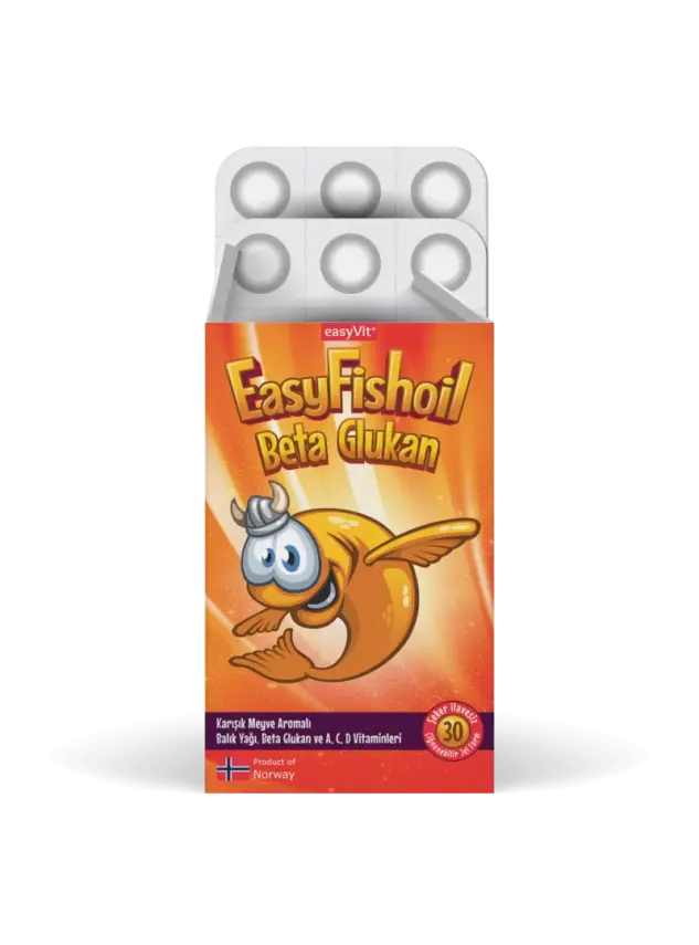 EasyFishoil Beta Glukan Omega 3 30 Tablet