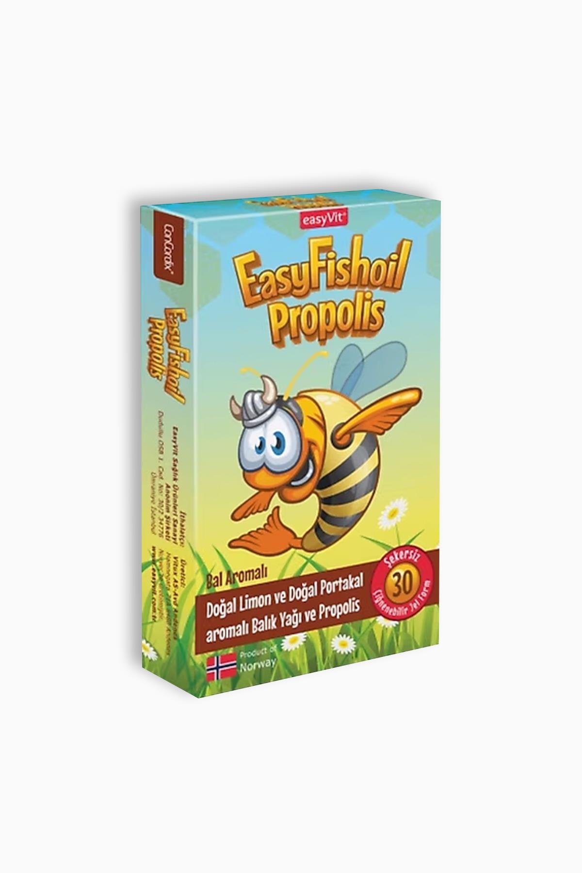EasyFishoil Propolis Omega 3 30 Soft Jel