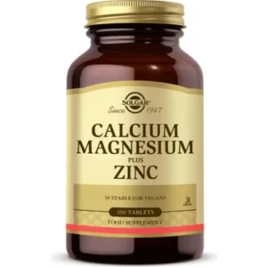 Solgar Calcium Magnesium Plus Zinc 100 Tablet