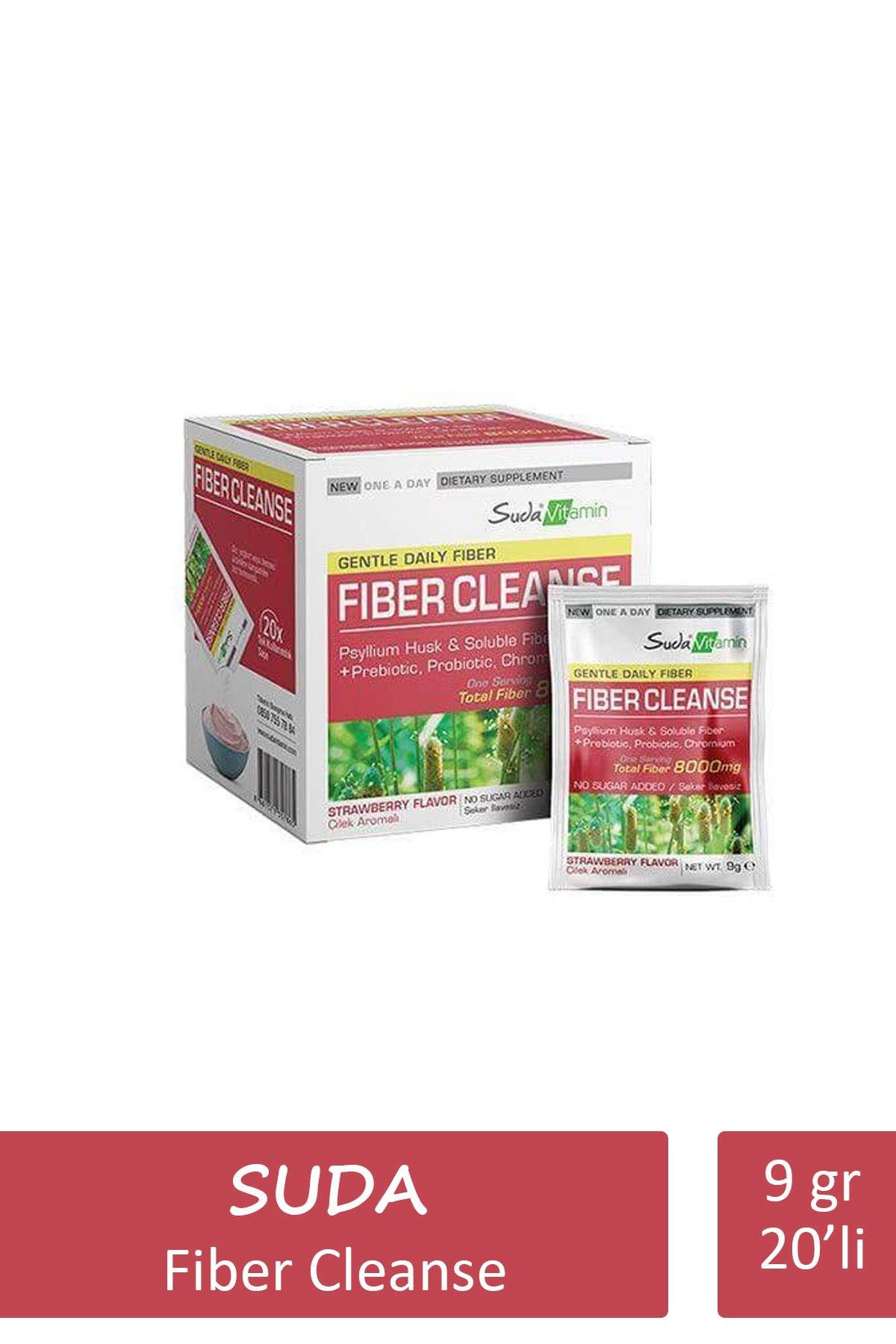 Suda Vitamin Fiber Cleanse 9 gr 20`li
