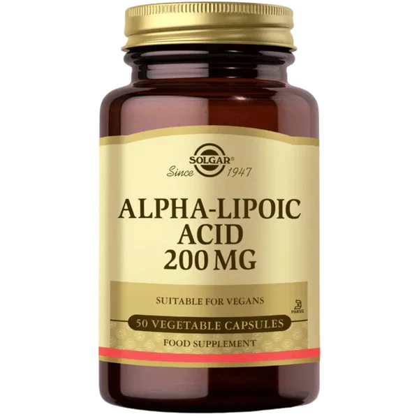 Solgar Alpha Lipoic Acid 200 mg 50 Kapsül