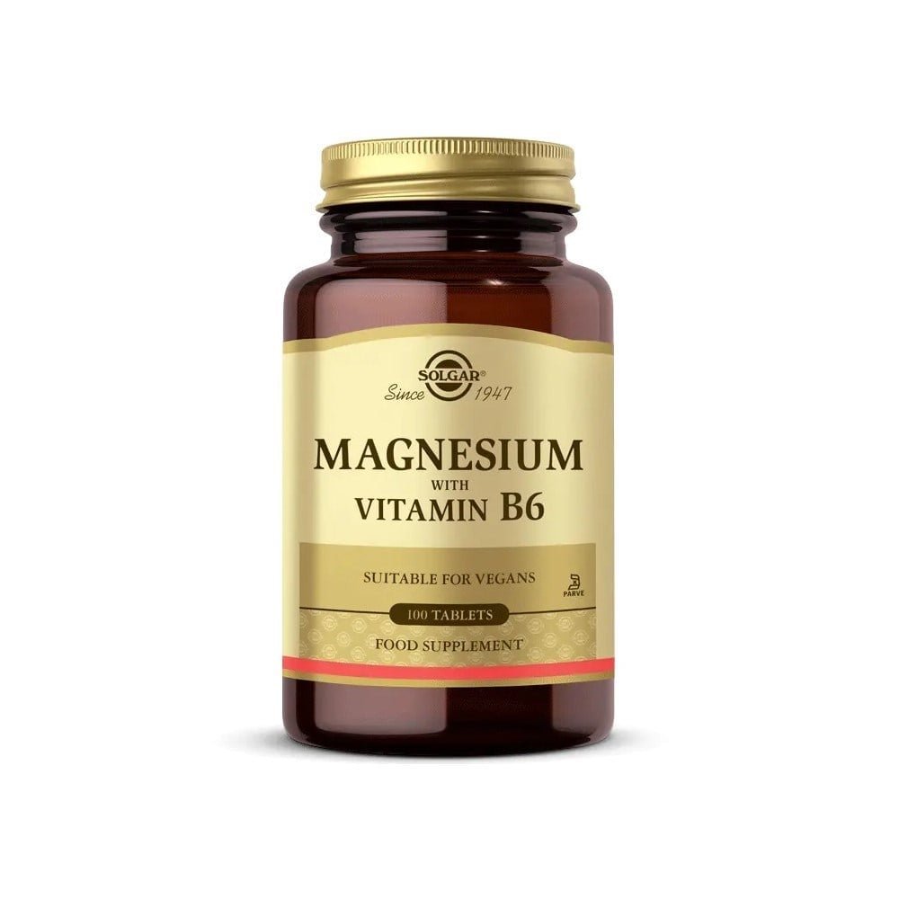 Solgar Magnesium with Vitamin B6 100 Tablet