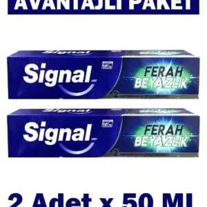 Siganal Ferah Beyazlık Diş Macunu 2x50 ml